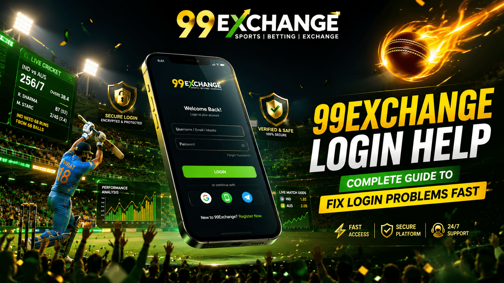 99exchange login help